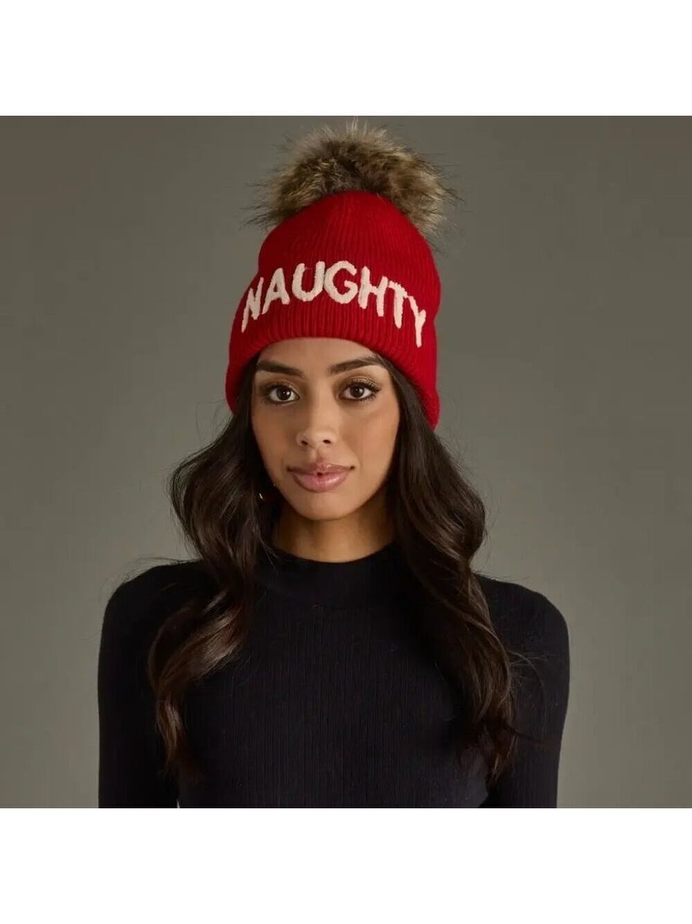 "Naughty" Hat - Picture 3 of 5